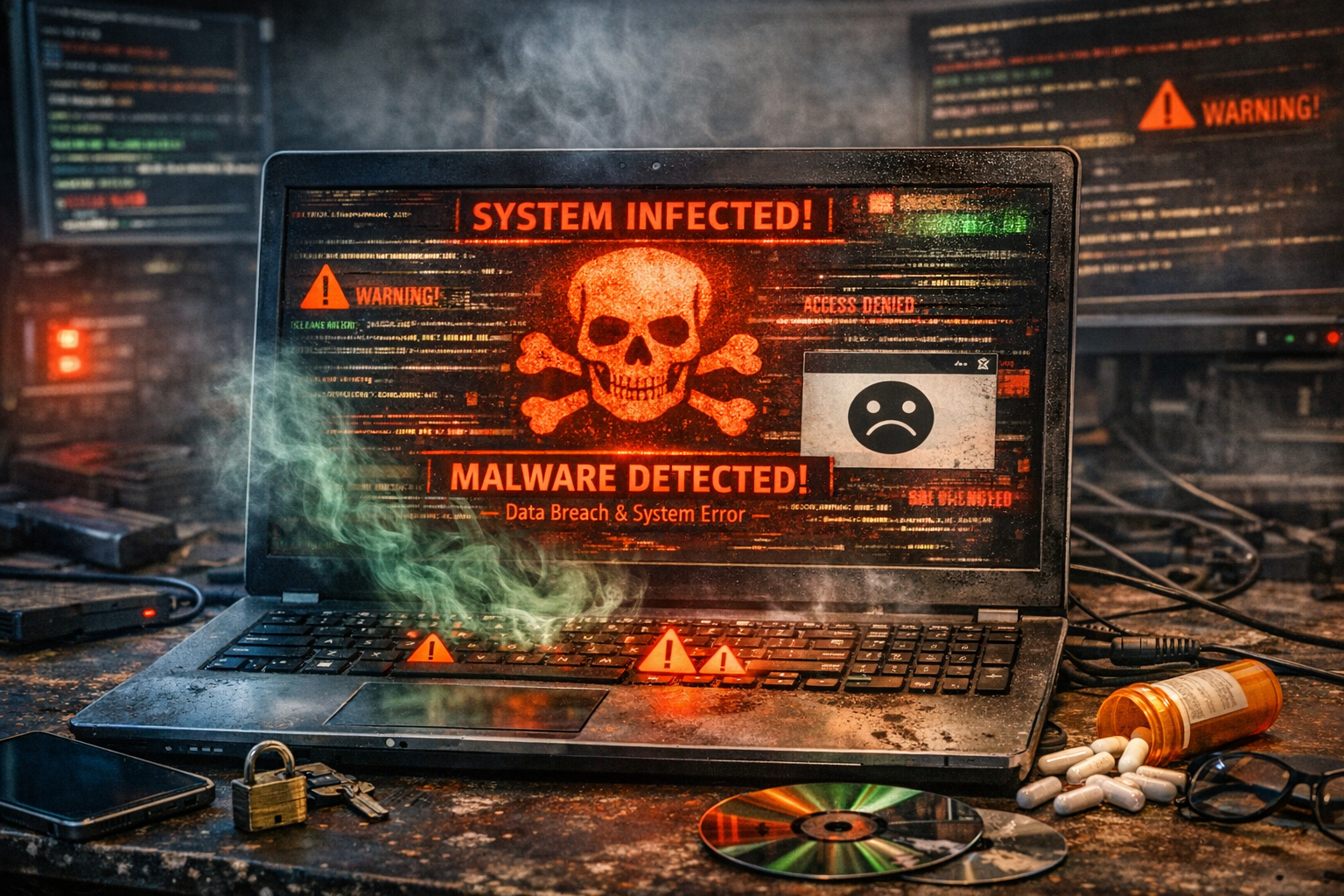 Virus removal gaming PC